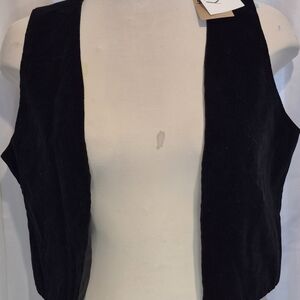 Black Sleeveless Vest